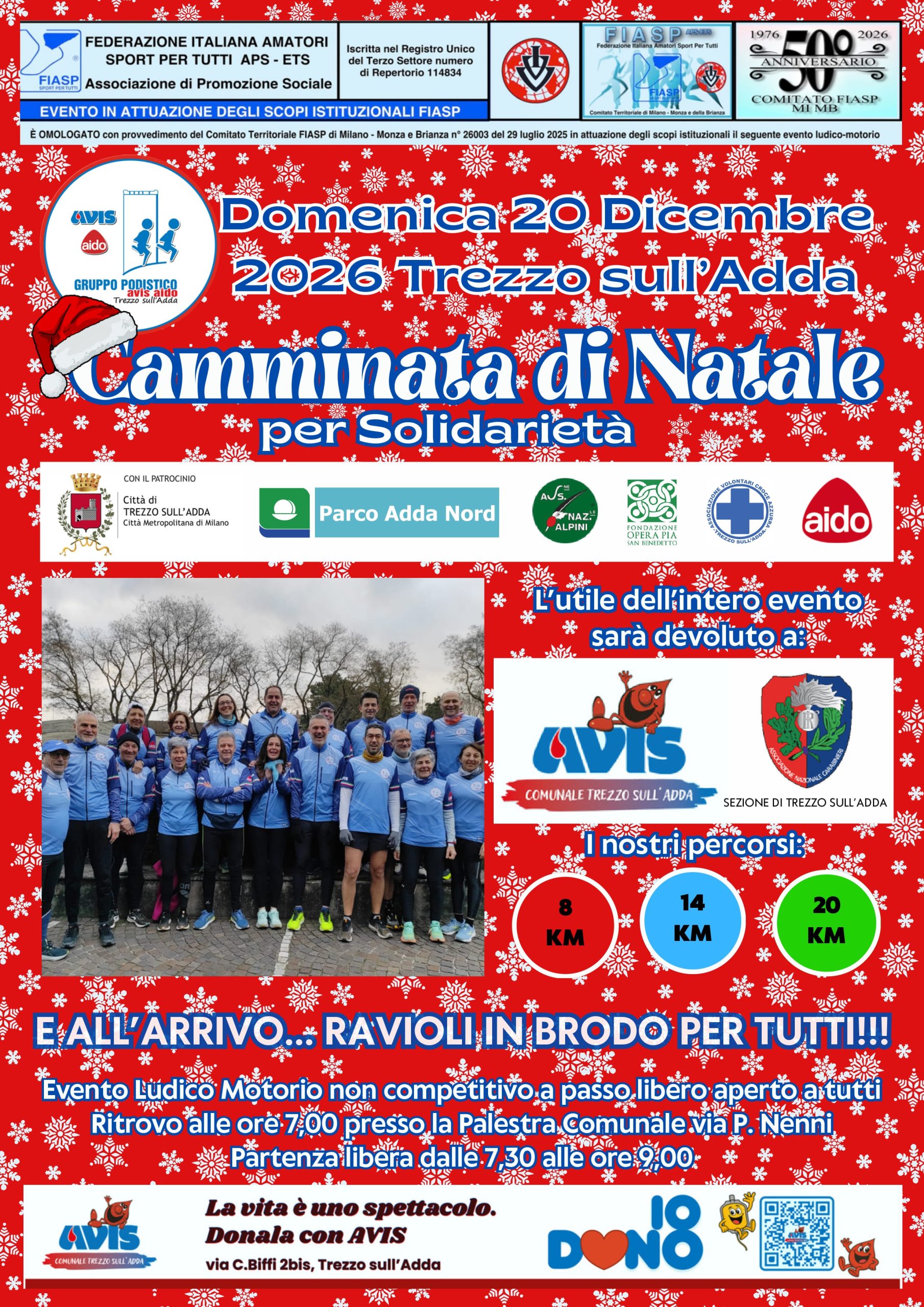 Camminata di Natale 20 Dicembre 2026